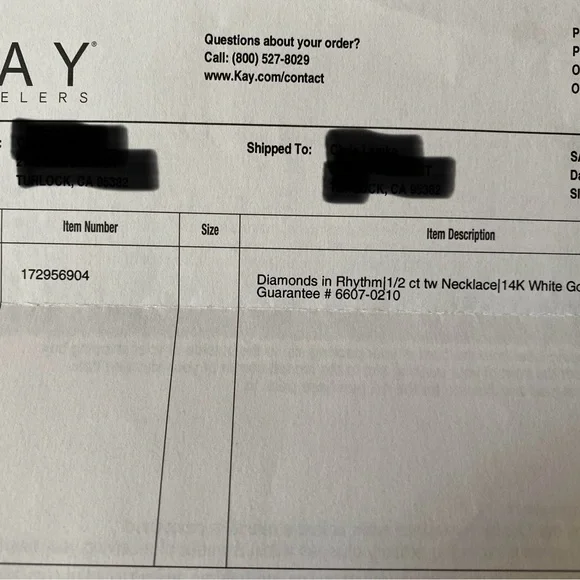 Diamonds in Rhythm 1/2 ct tw Necklace 14k
White Gold - Picture 5 of 8